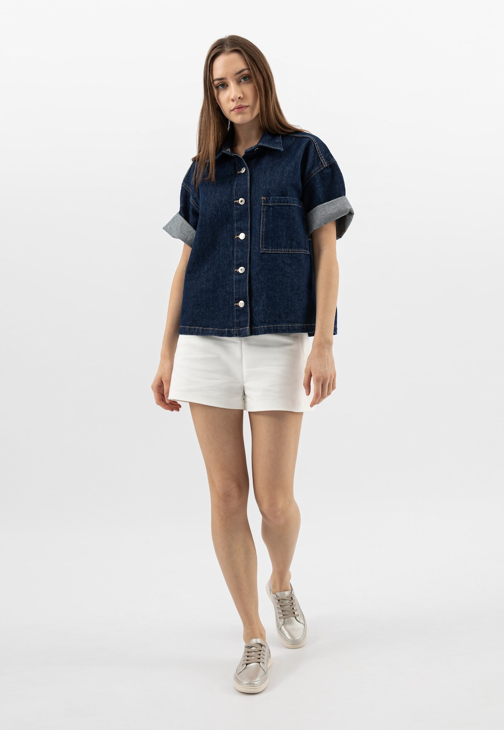 Zlaté dámské tenisky z kolekce Comfort 46265-58 Widok 9