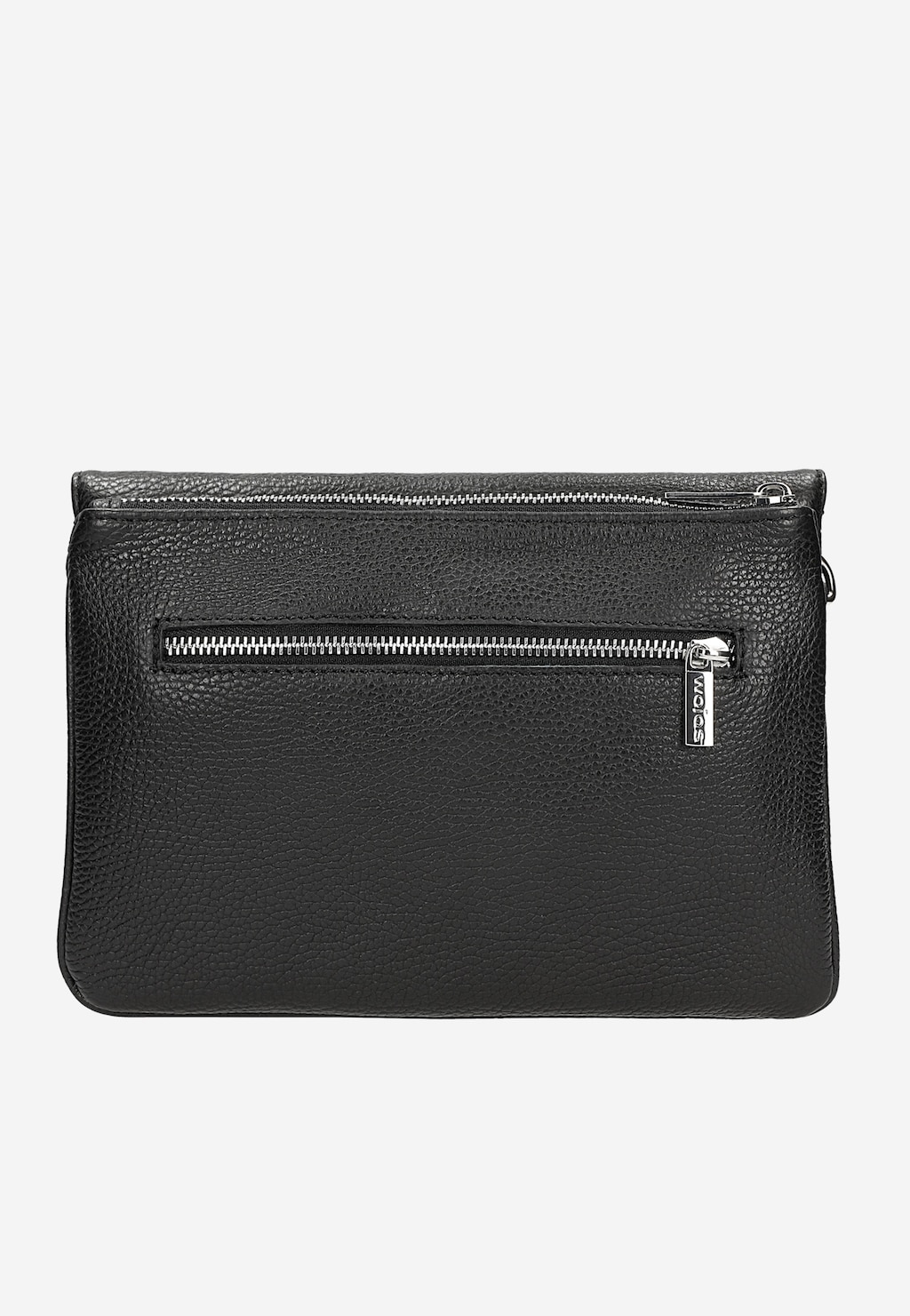 Malá čierna dámska kabelka z lícnej kože 80412-51 Widok 3