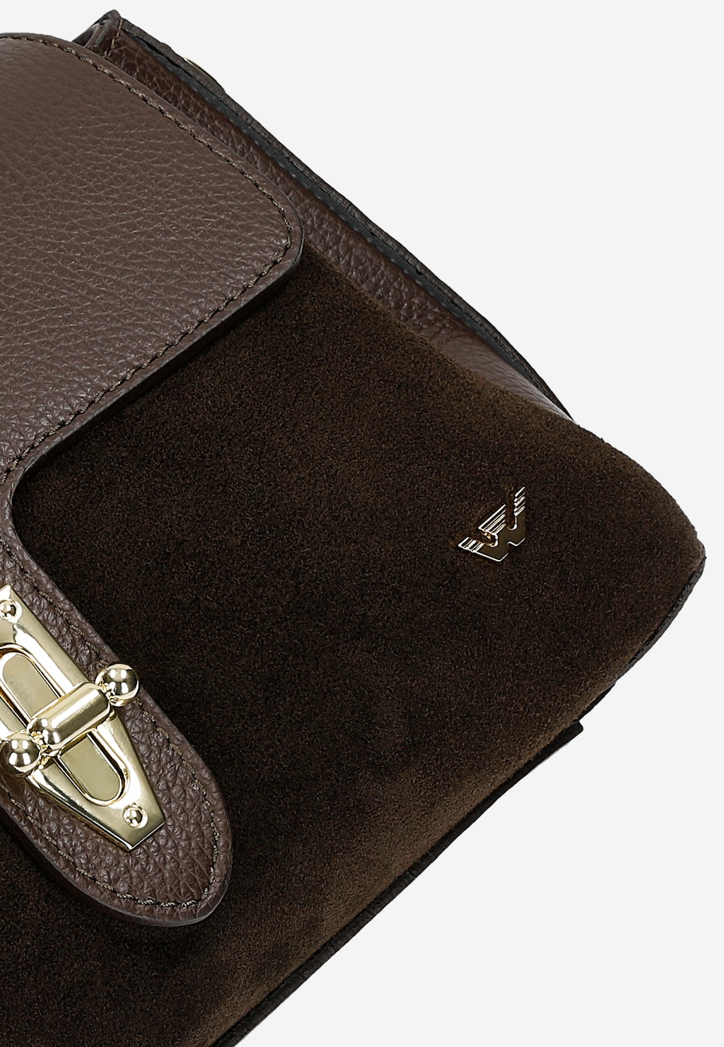 Tmavě hnědá dámská kufříková kabelka 80438-72 Widok 8