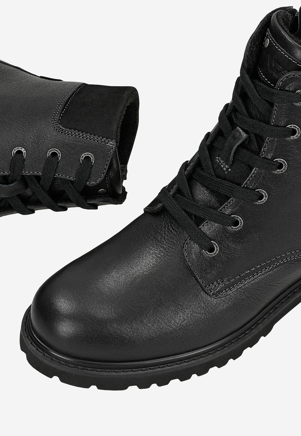 Černé zimní workery pánské s zateplením 24120-71 Widok 6