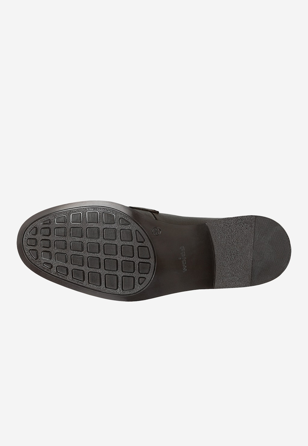 Hnědé kožené dámské mokasíny typu penny loafers 46354-52 Widok 5