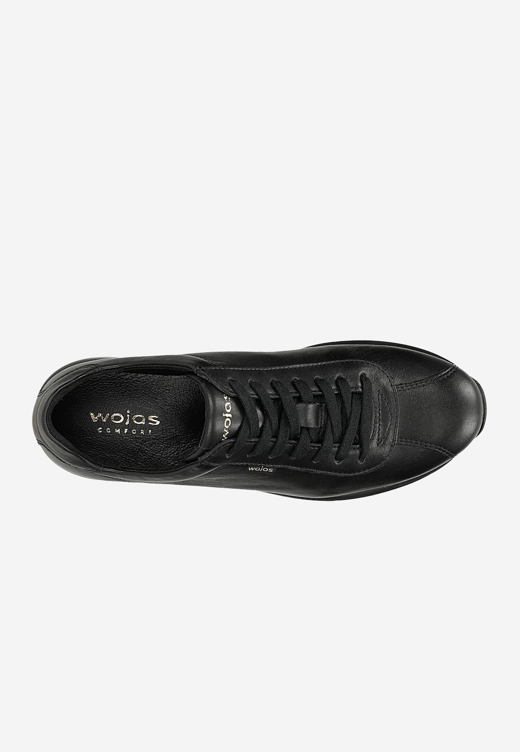 Čierne dámske poltopánky typu tenisky 46357-51 Widok 4