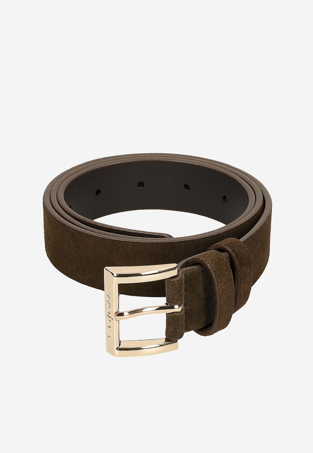 Hnědý dámský pásek z velurové štípané kůže 93084-62 Widok 5