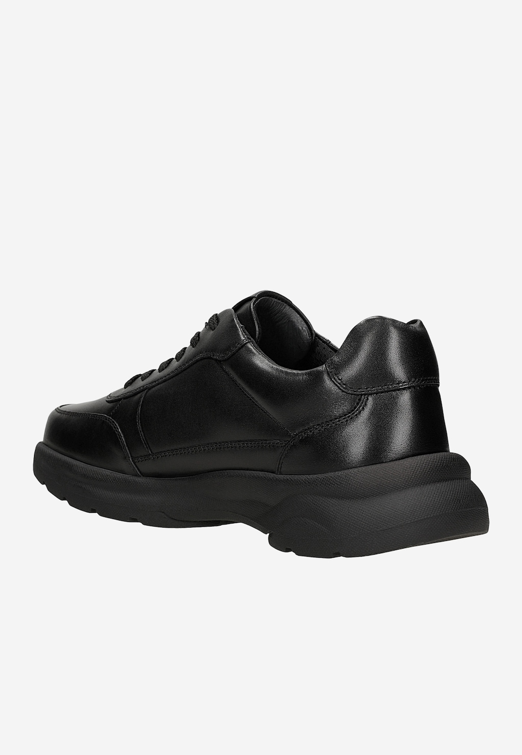 Čierne pánske tenisky z lícovej kože 10268-51 Widok 3