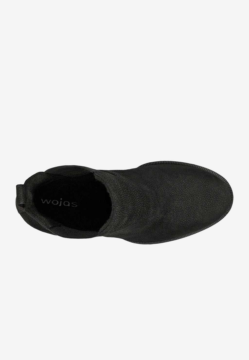 Čierne dámske členkové topánky na podpätku 55323-61 Widok 4