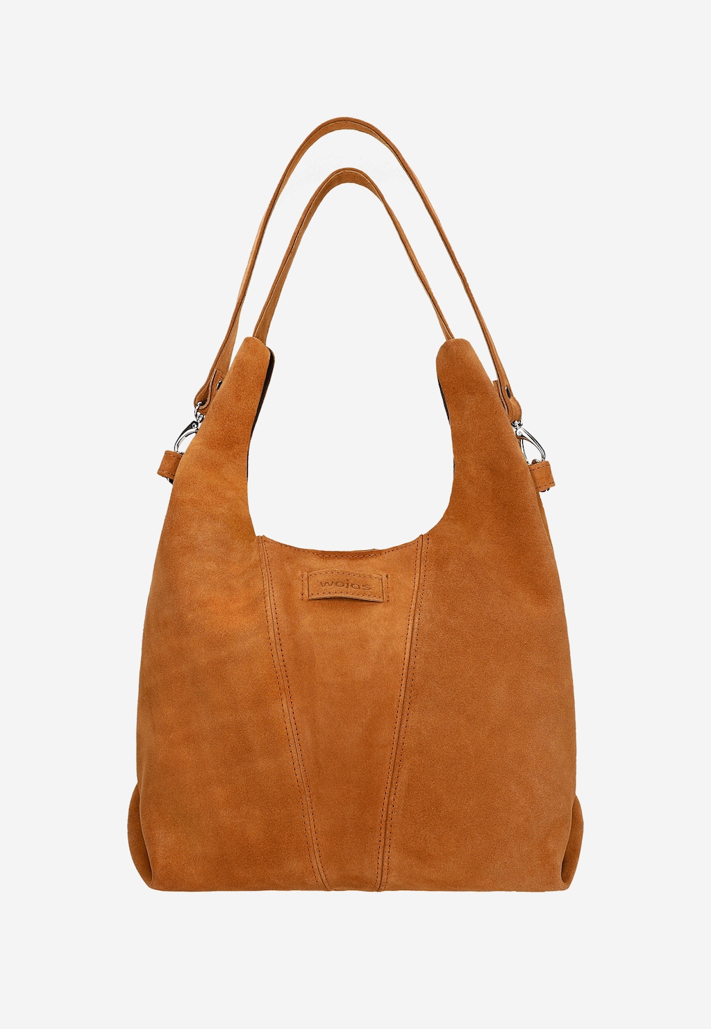 Jasnobrązowa duża torebka damska ze skóry naturalnej 80446-63 Widok 5