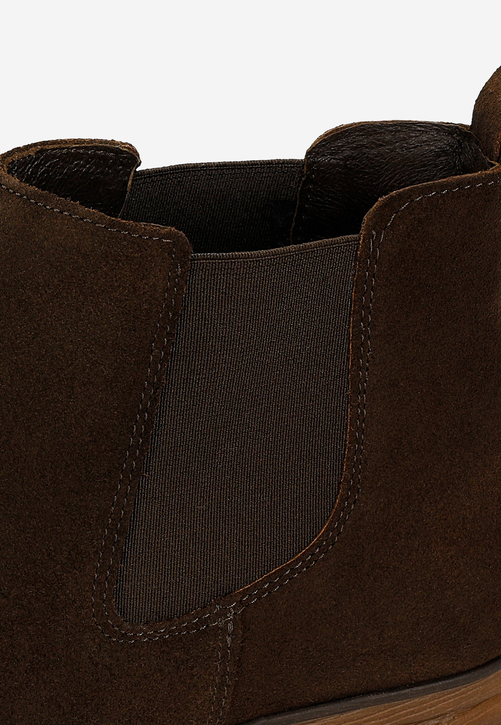 Tmavohnedé dámske členkové topánky 9503-72 Widok 7