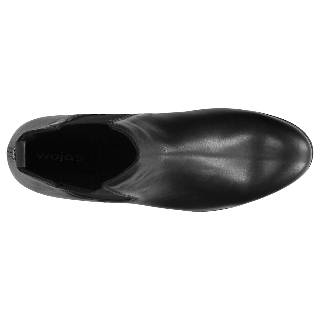 Čierne dámske štýblety z hladkej kože 9503-51 Widok 5