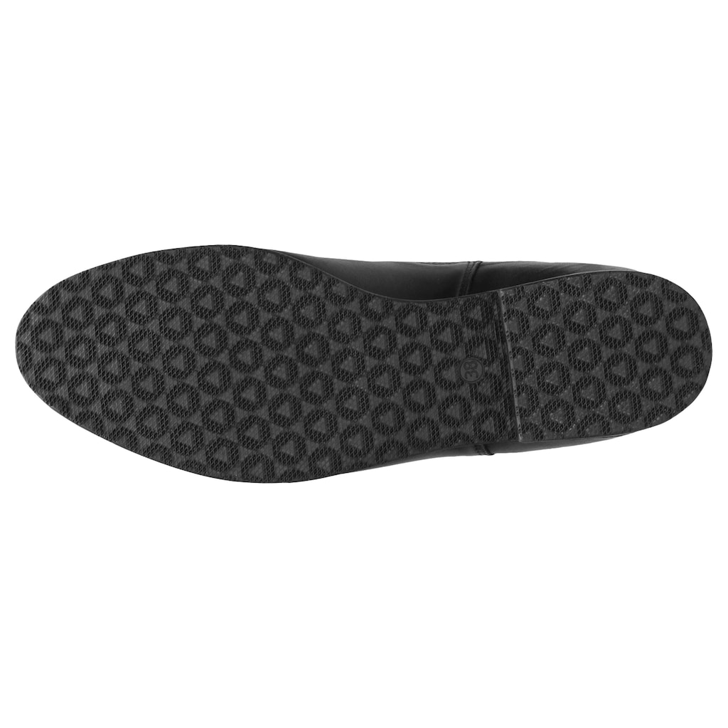 Čierne dámske štýblety z hladkej kože 9503-51 Widok 6