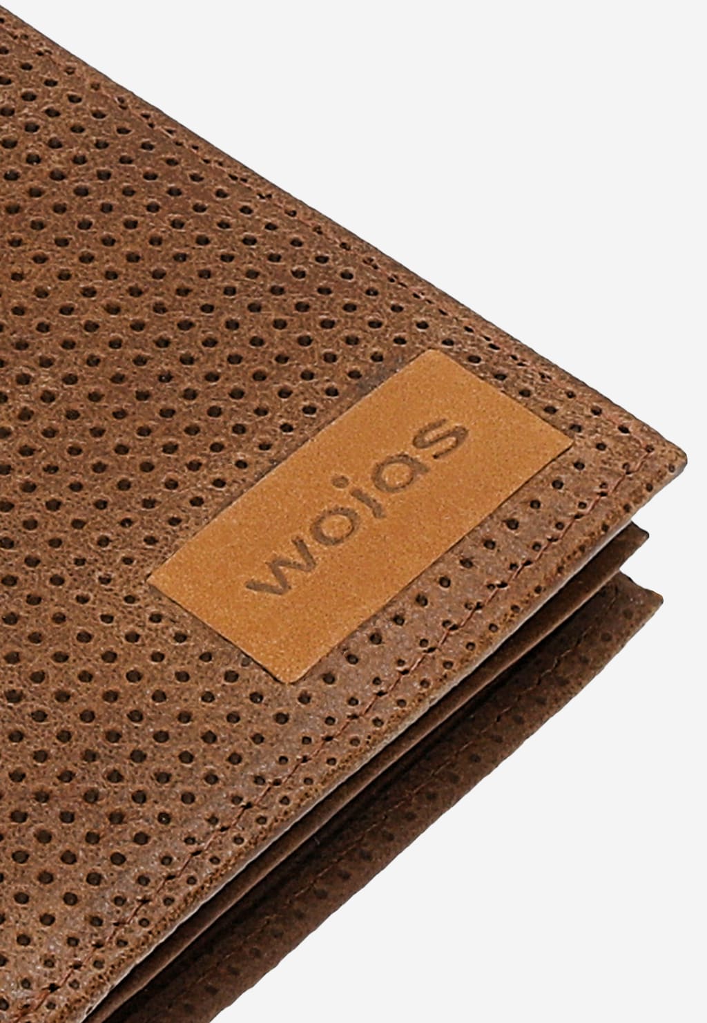 Jasnobrązowy duży portfel męski z teksturowaną skórą 91113-53 Widok 8