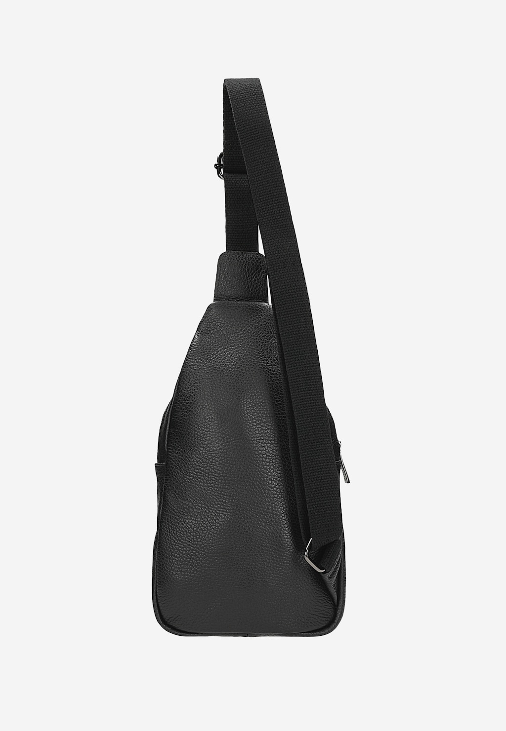 Czarna skórzana nerka męska 90033-51 Widok 4