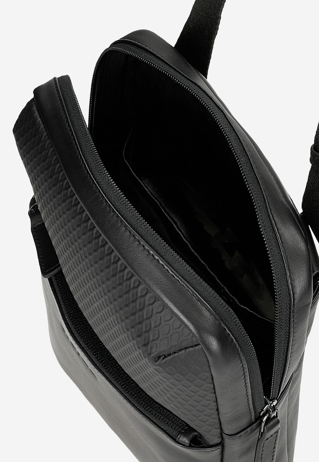 Malá černá pánská taška přes rameno 90023-81 Widok 6