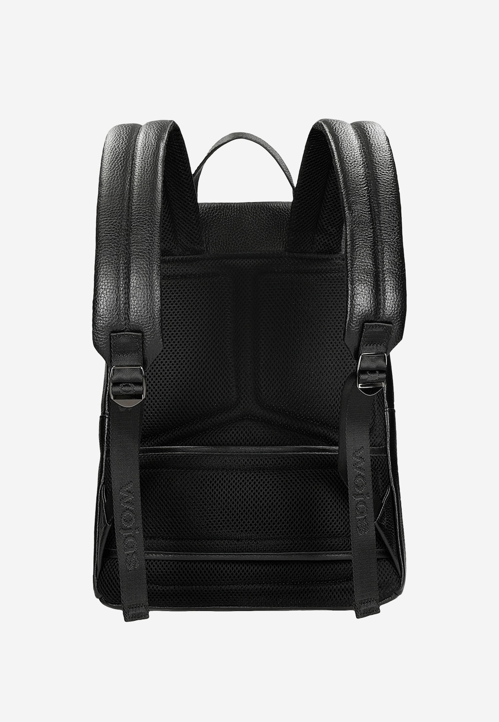 Duży skórzany plecak męski w kolorze czarnym 80373-51 Widok 4