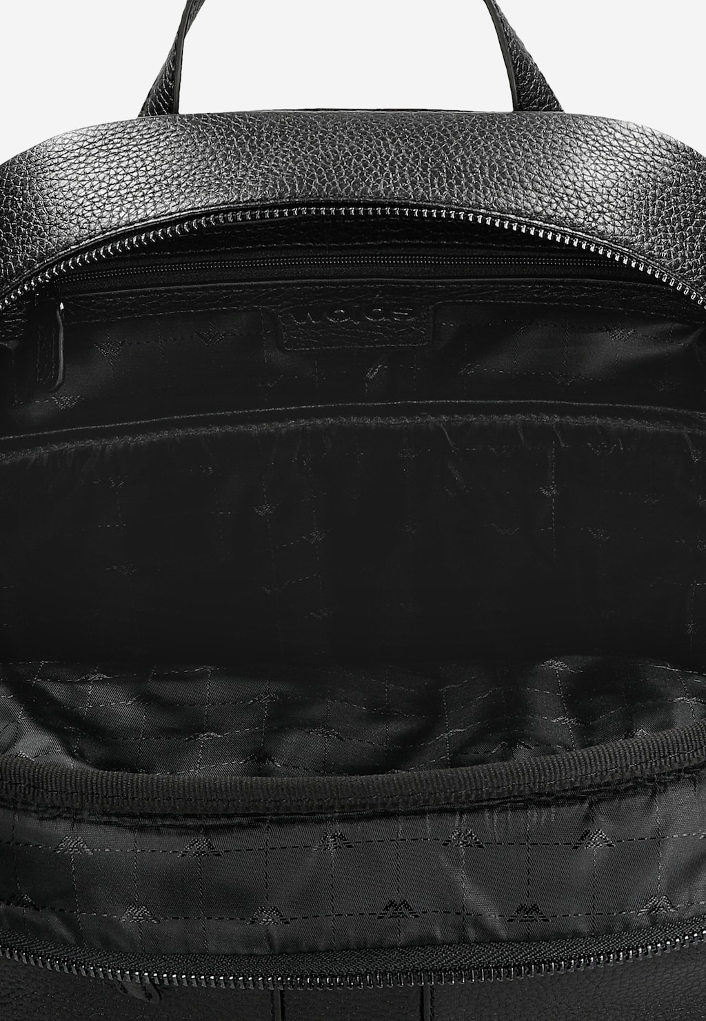 Duży skórzany plecak męski w kolorze czarnym 80373-51 Widok 5