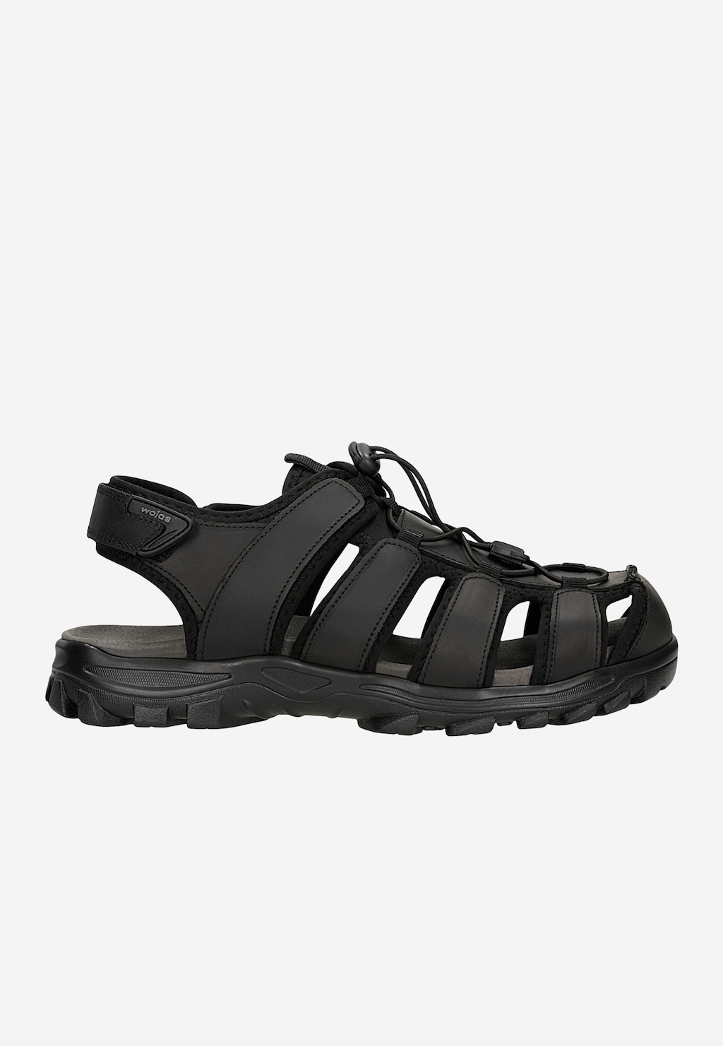 Čierne pánske sandále s uzavretou špičkou 29016-91 Widok 2