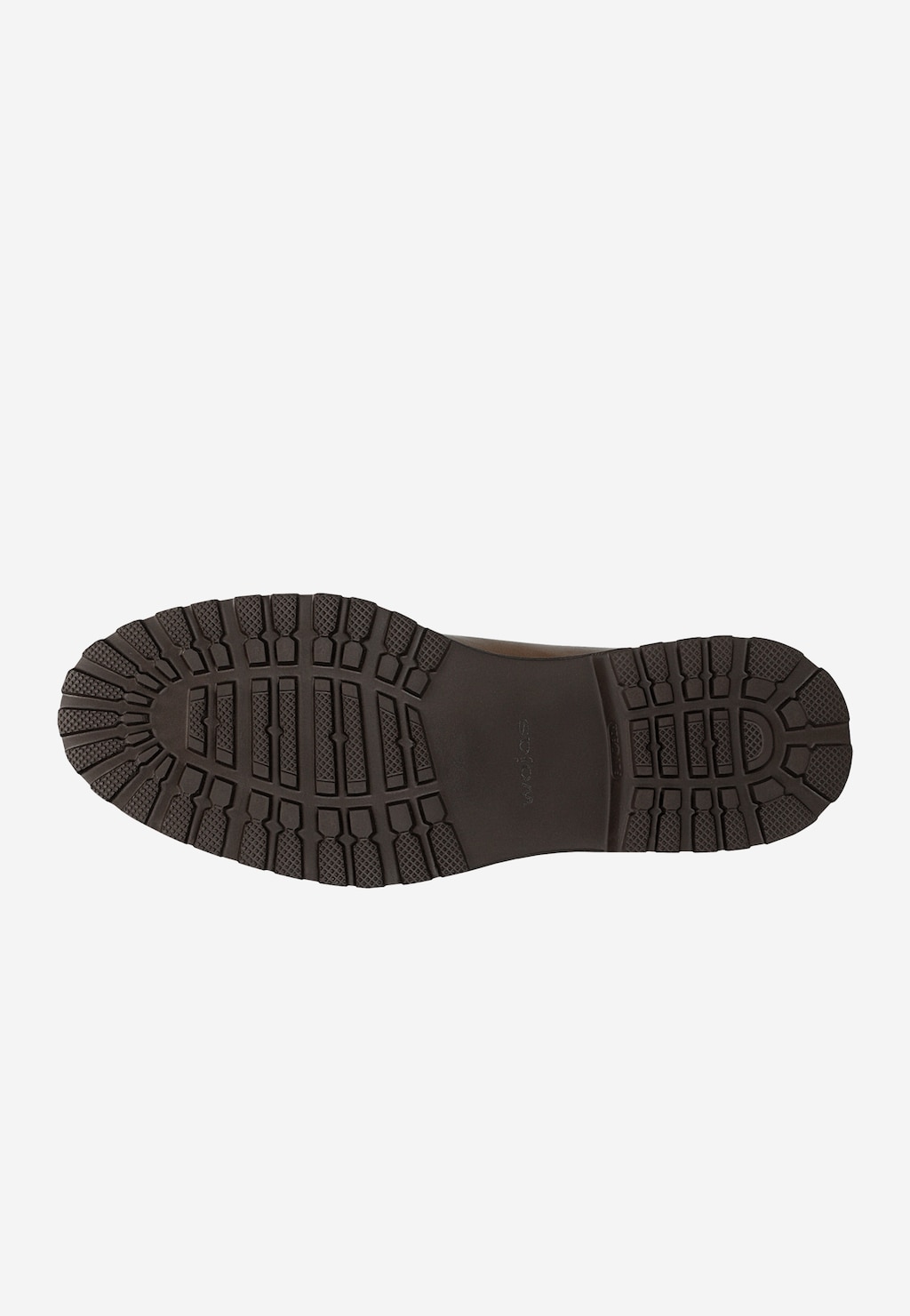 Brązowe mokasyny męskie ze skóry licowej 10263-52 Widok 6