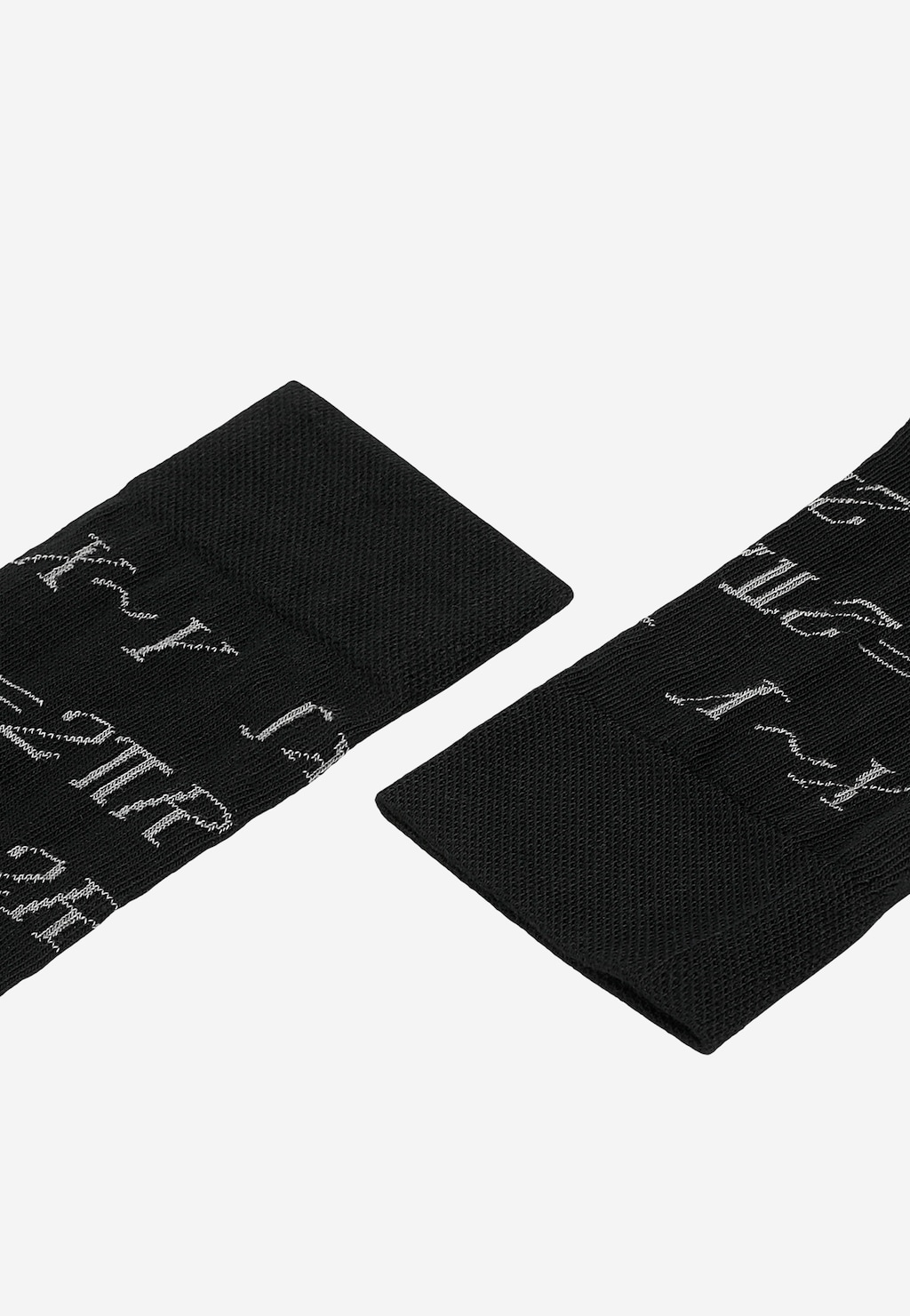 Czarne wysokie skarpety w matematyczne wzory 97066-81 Widok 2