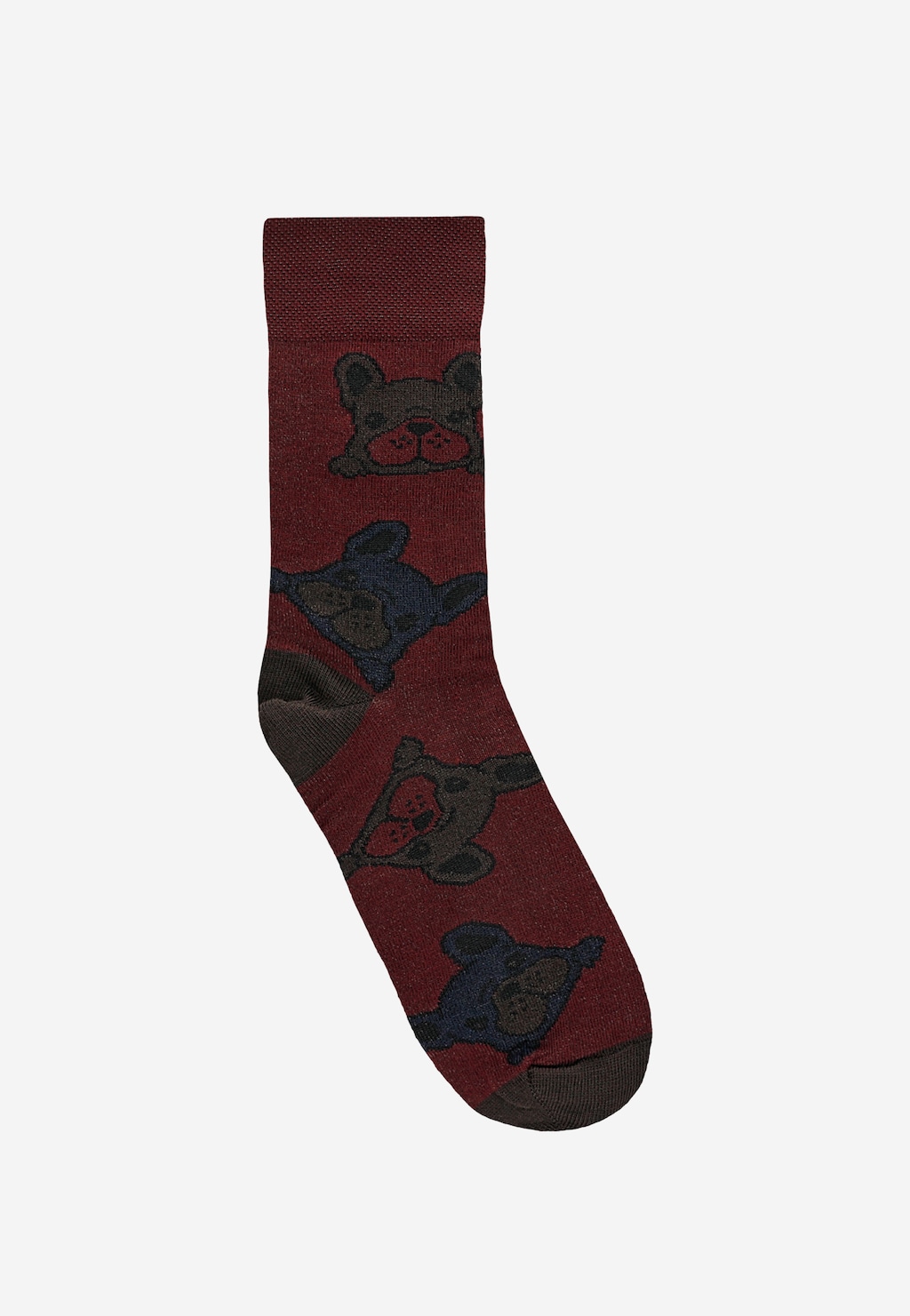 Skarpety z motywem buldogów i napisem wooof 97079-85 Widok 2