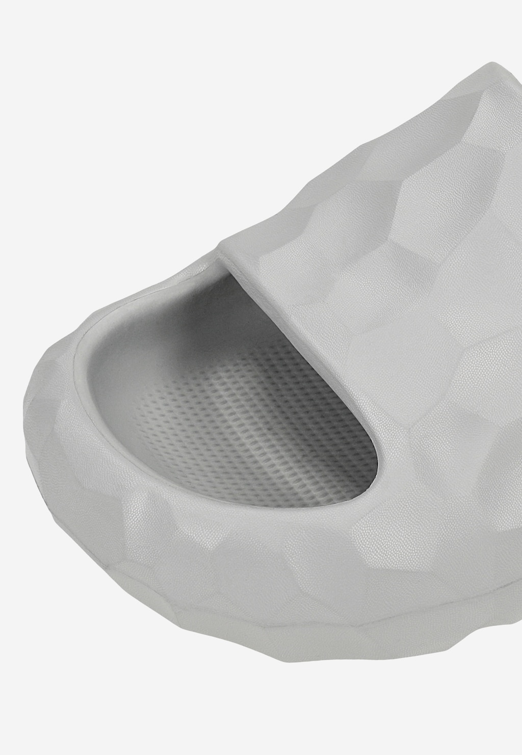 Moderné sivé šľapky s geometrickou štruktúrou RELAKS R34007-10 R34007-10 Widok 7