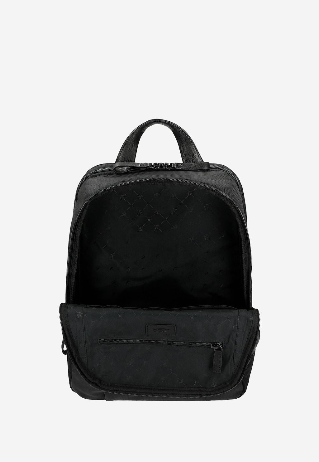 Czarny pojemny plecak RELAKS R90002-81 Widok 5