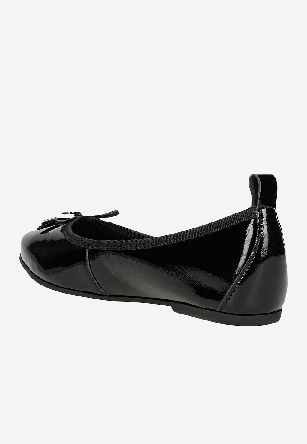 Černé lakované dámské balerínky 44063-31 Widok 4