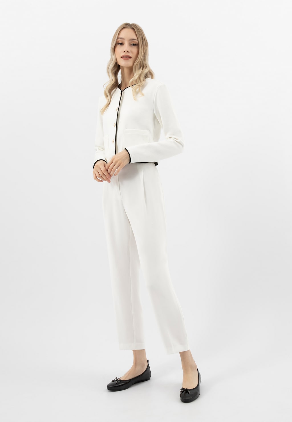 Černé lakované dámské balerínky 44063-31 Widok 10