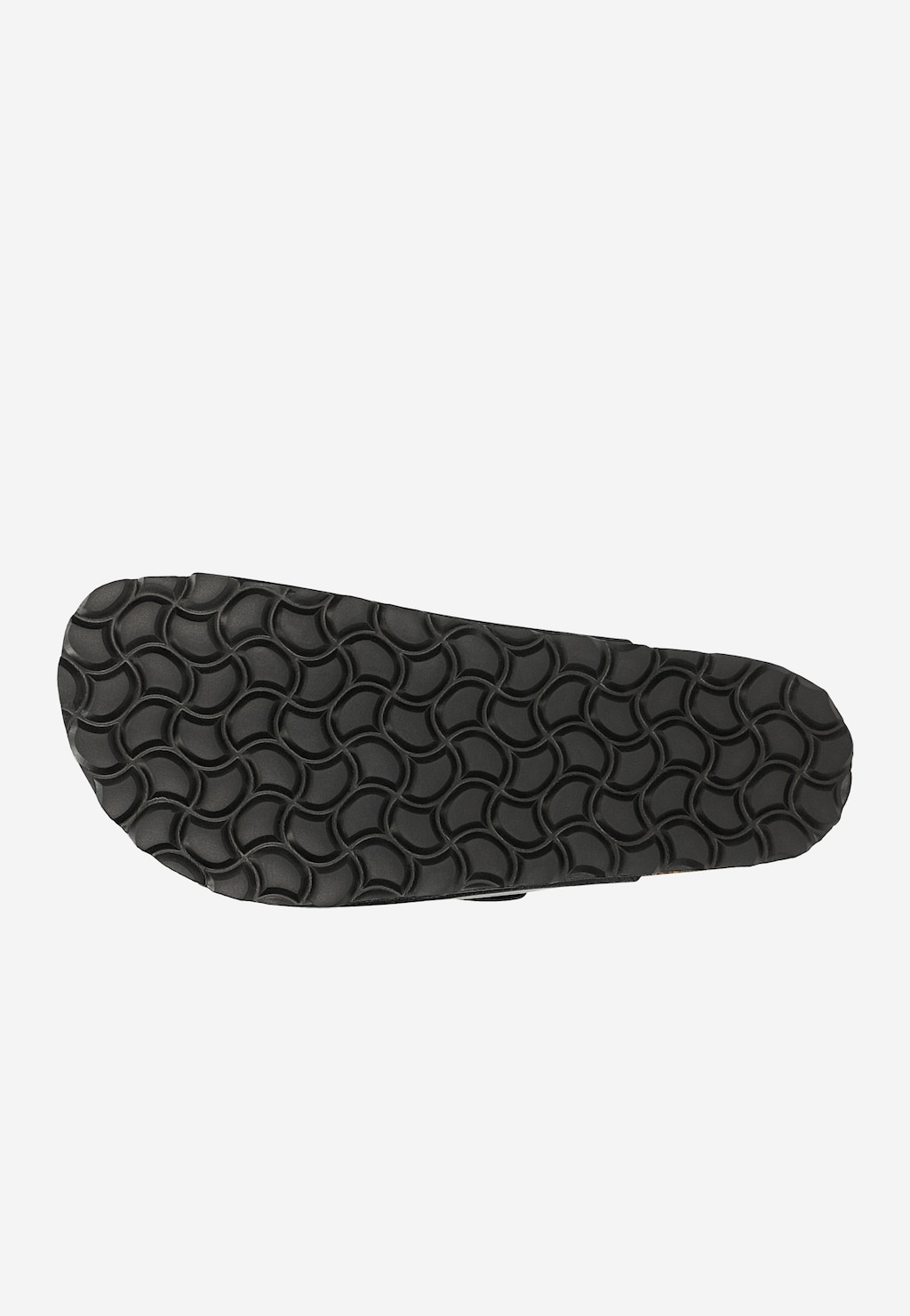 Černé dámské pantofle s řemínky a korkovou podrážkou 74077-51 Widok 6