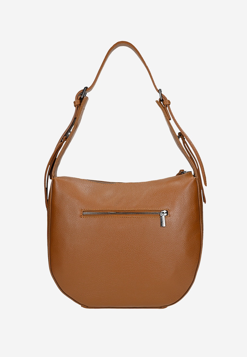 Velká hnědá kožená dámská kabelka 80367-53 Widok 4