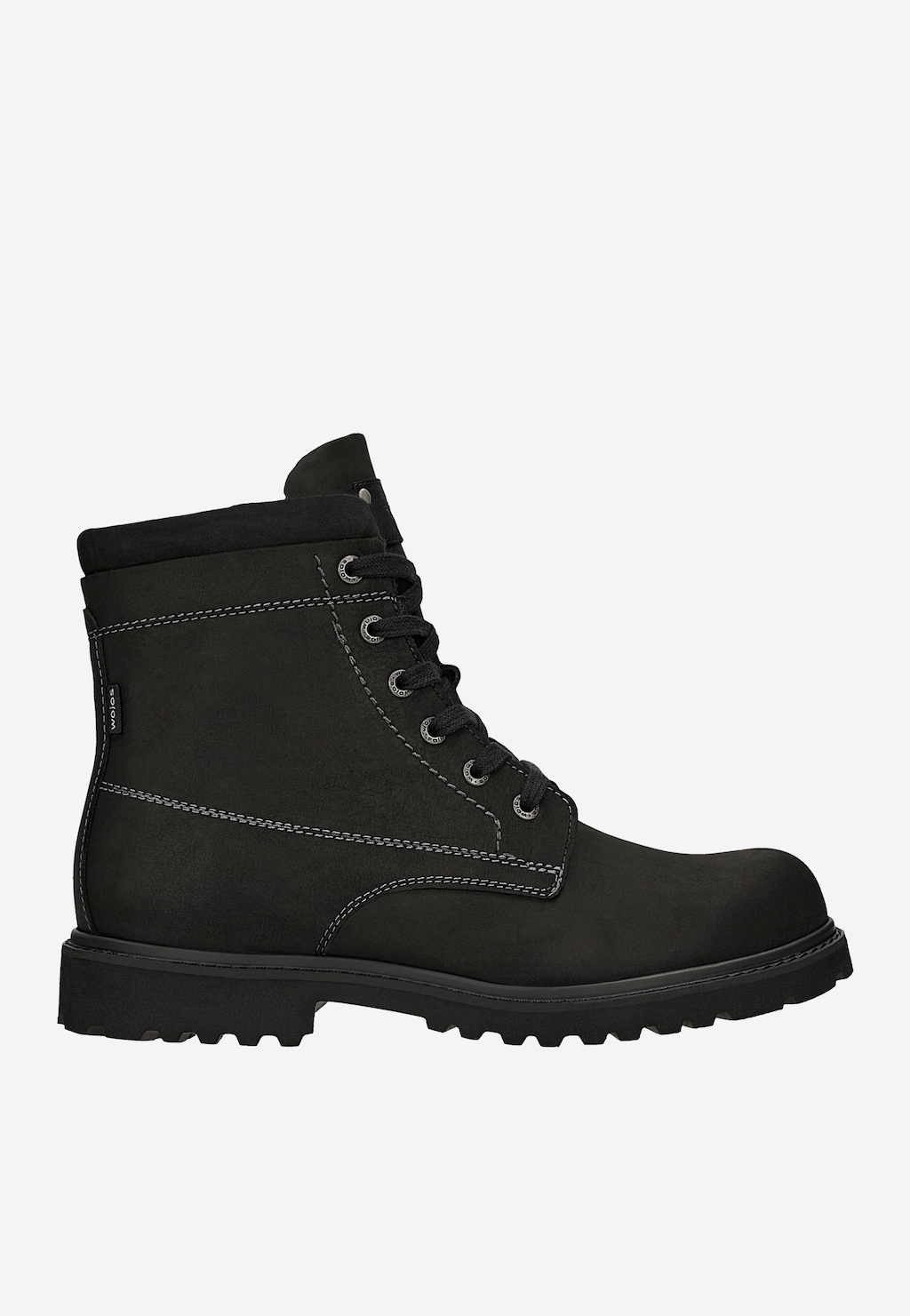 Czarne workery męskie z kontrastowym przeszyciem 24119-91 Widok 1