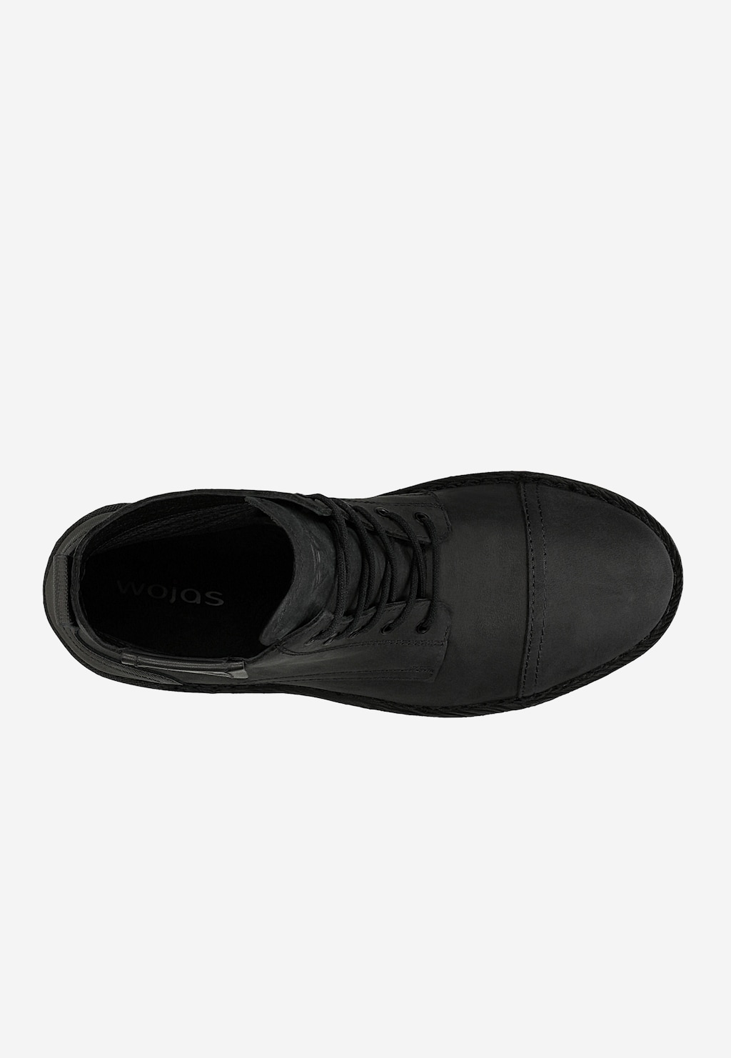 Czarne trzewiki męskie za kostkę 24127-71 Widok 4