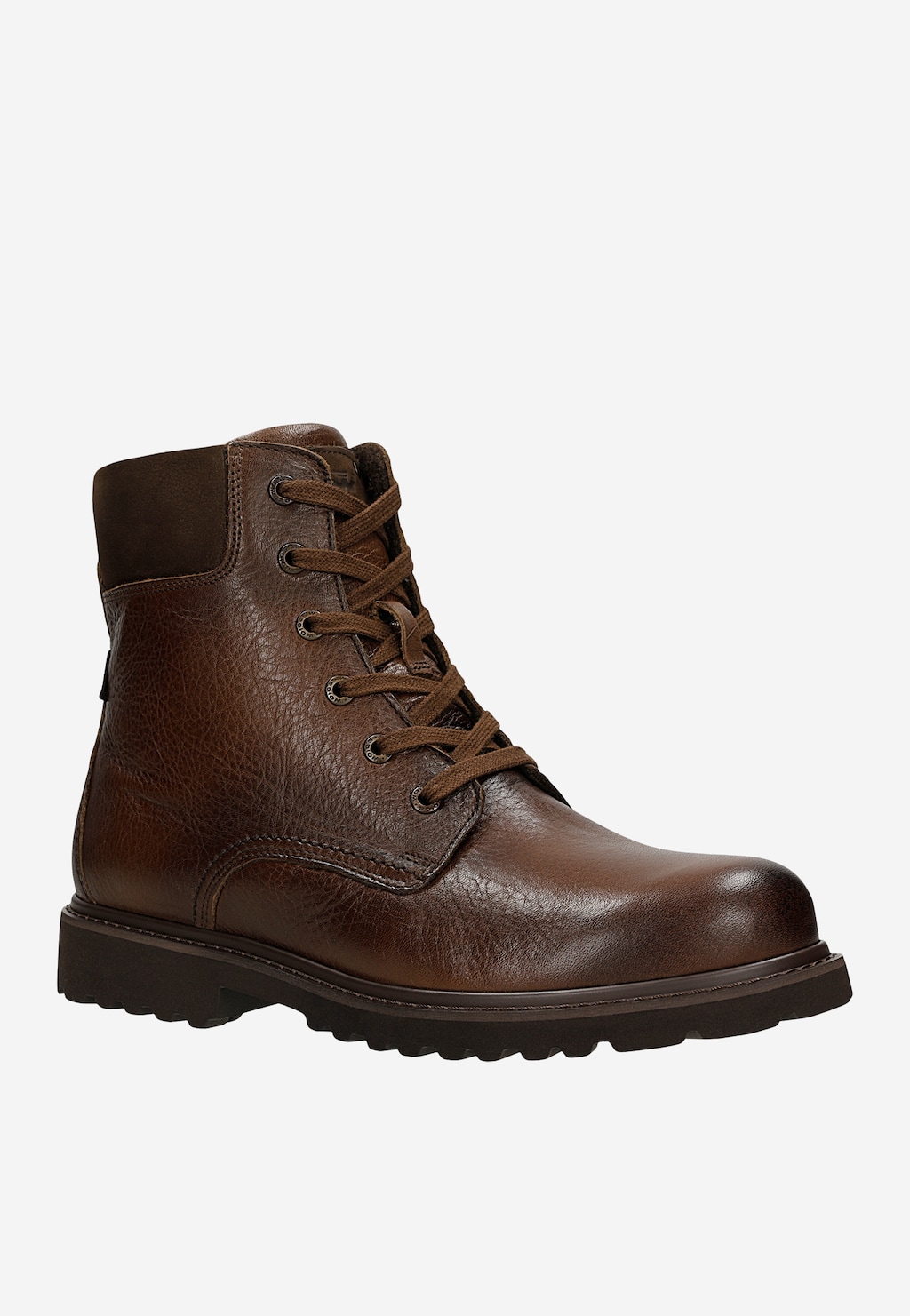 Brązowe workery męskie ze skóry licowej 24120-72 Widok 2