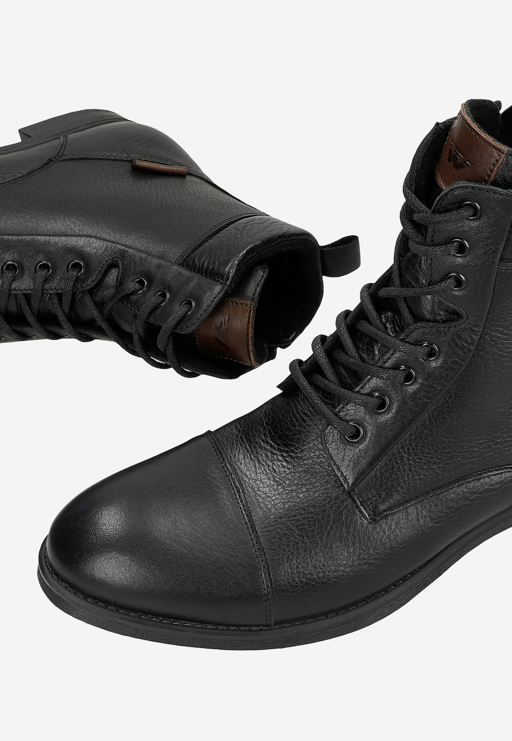 Sznurowane trzewiki męskie 8224-51 Widok 7