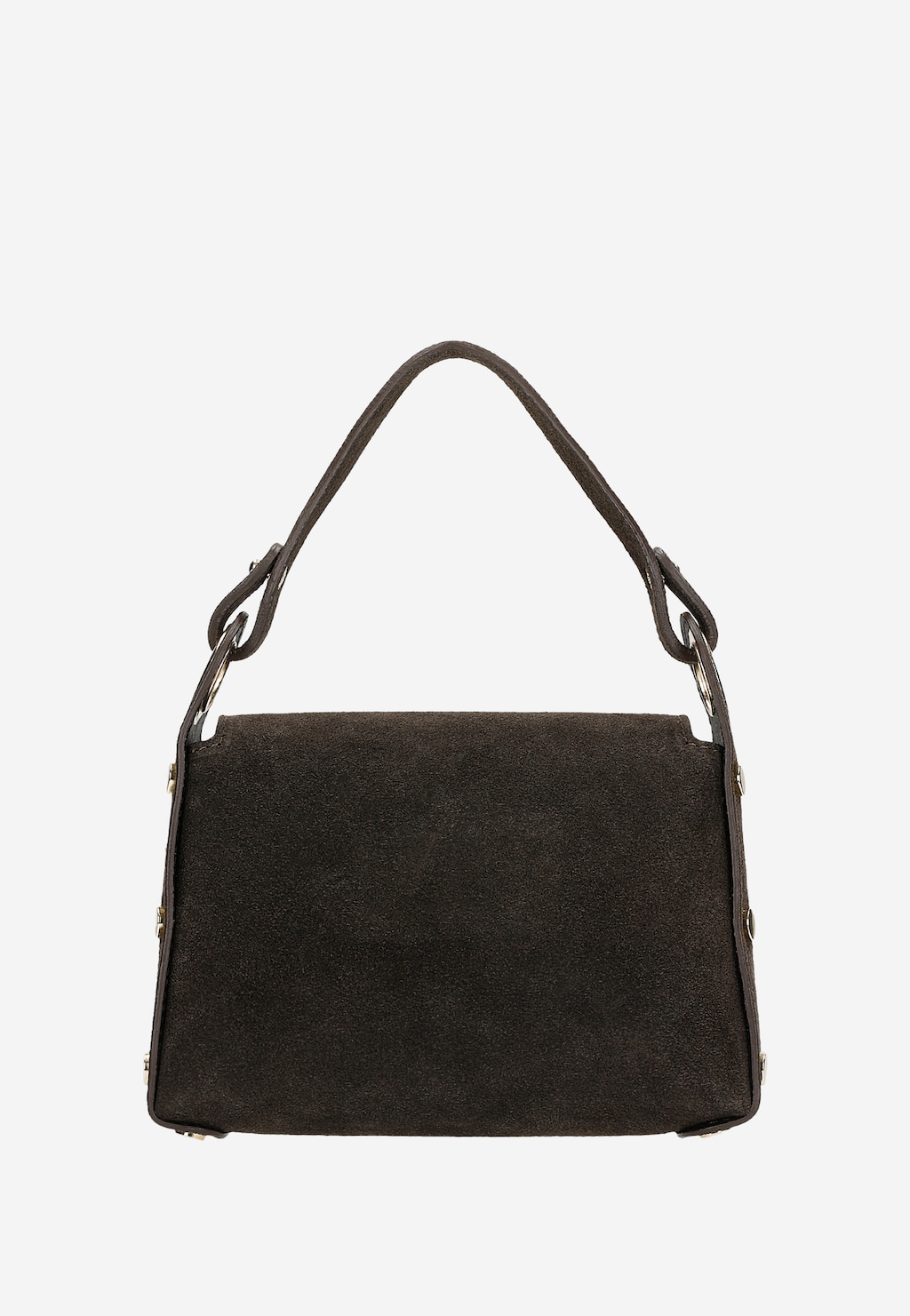 Hnedá elegantná kabelka zo semiša 80318-62 Widok 3