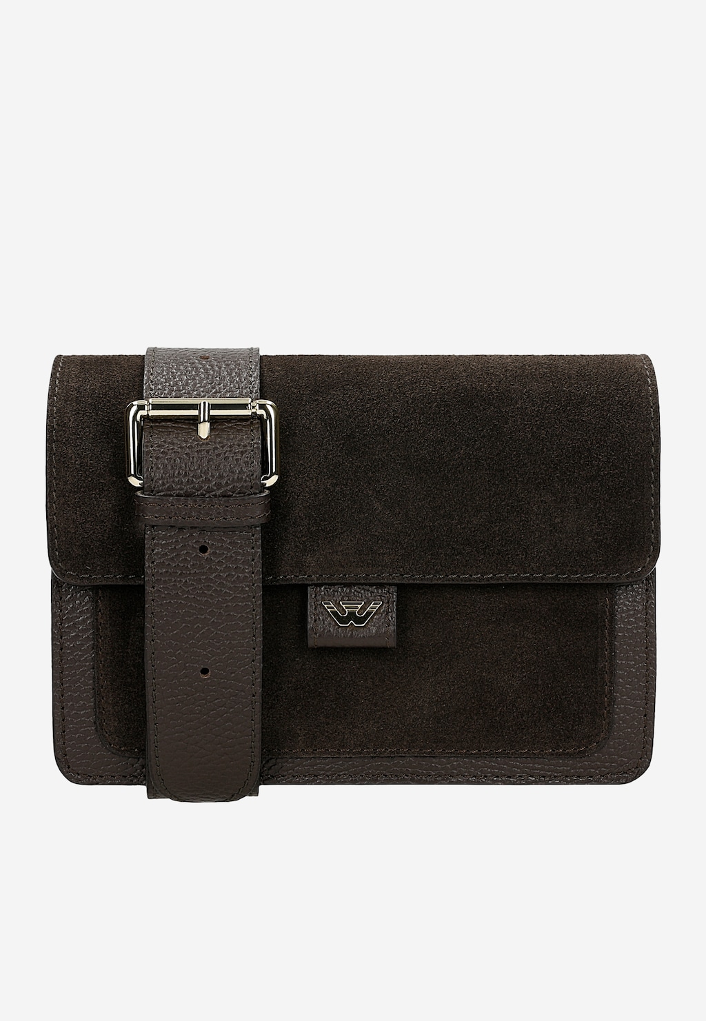 Malá hnědá dámská kabelka z kombinovaných kůží 80240-72 Widok 1