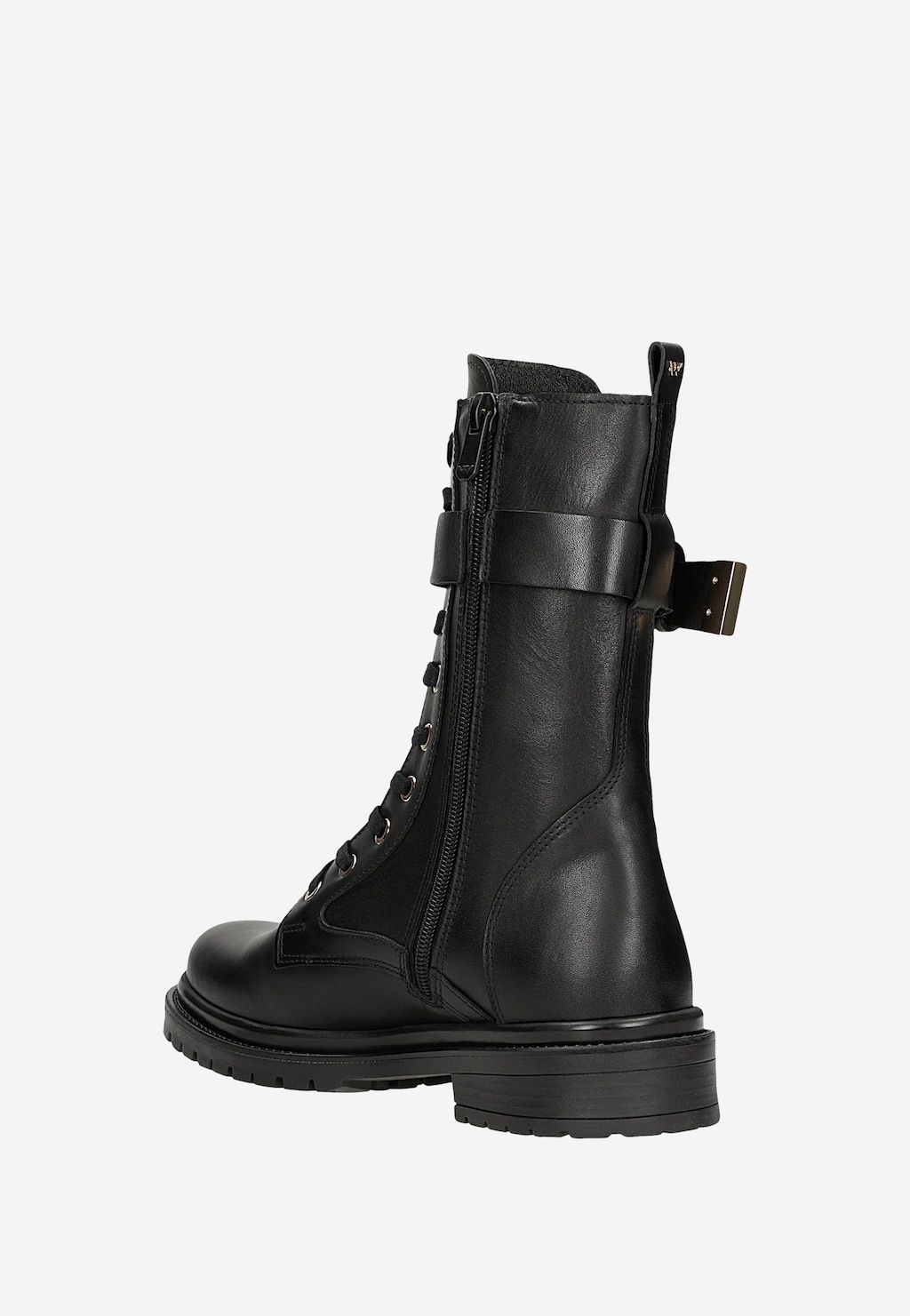 Černé dámské biker boty se zlatými detaily 64135-51 Widok 3