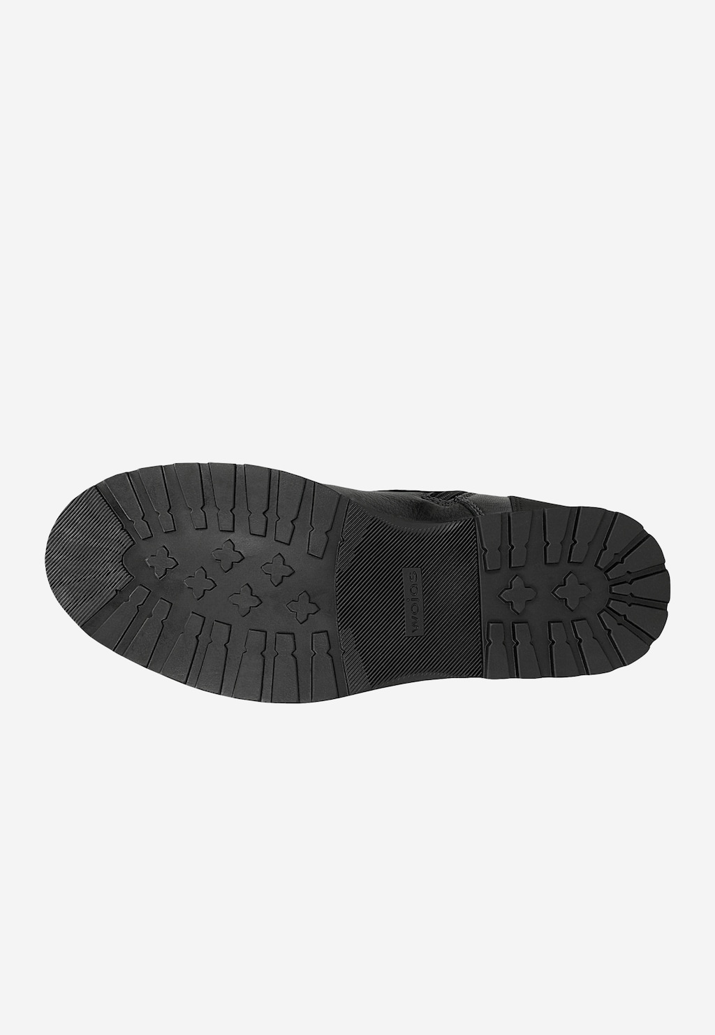 Czarne workery męskie z granatową wstawką 24105-71 Widok 5