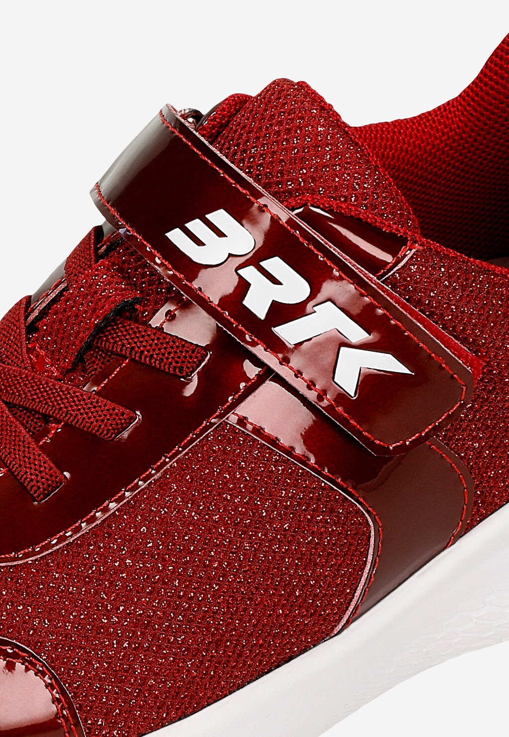 Bordové tenisky pro dívky s lakovanými prvky BARTEK 87005-16 Widok 9