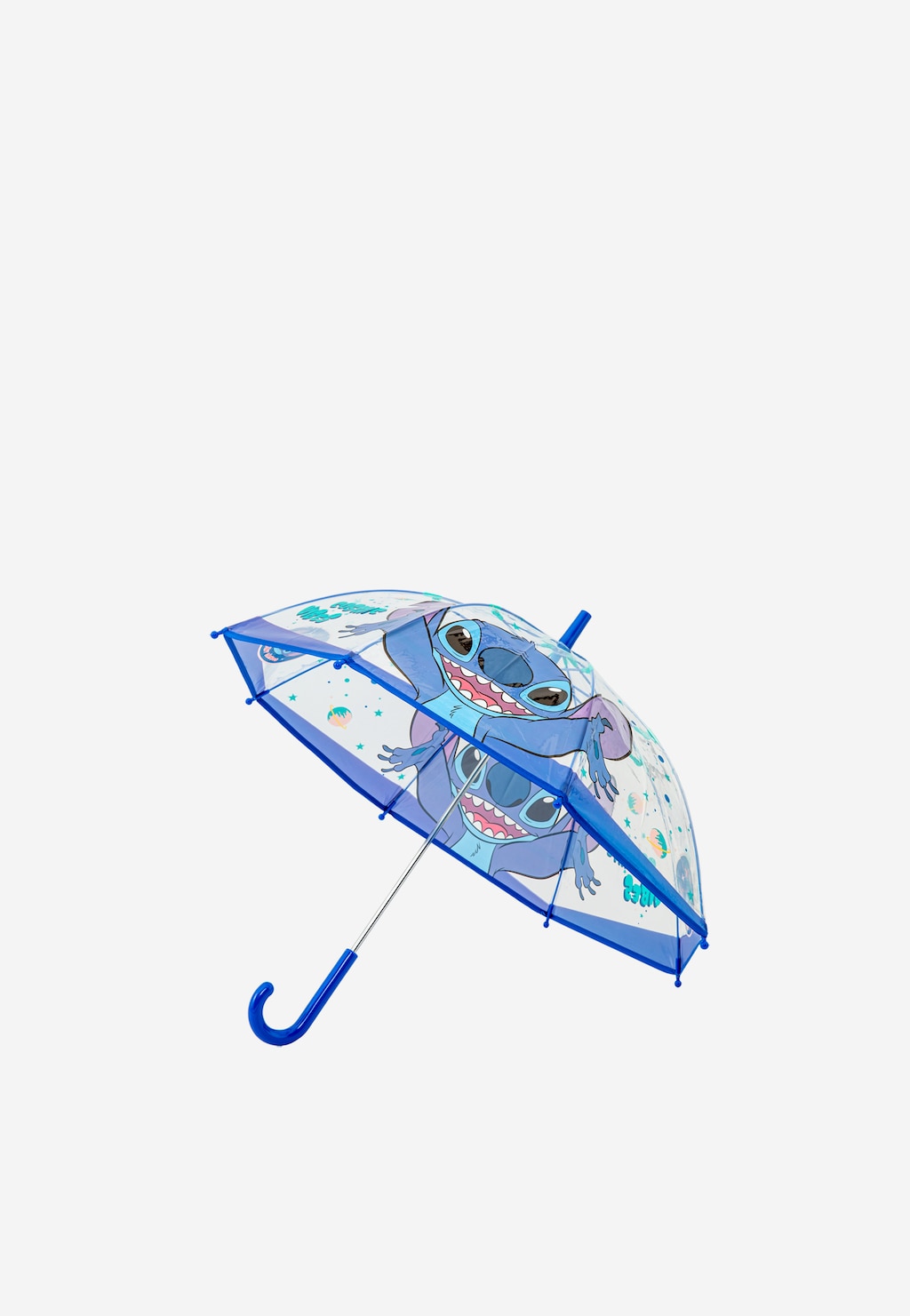 Dlouhý průhledný dětský deštník Stitch BARTEK 85801-16 Widok 1