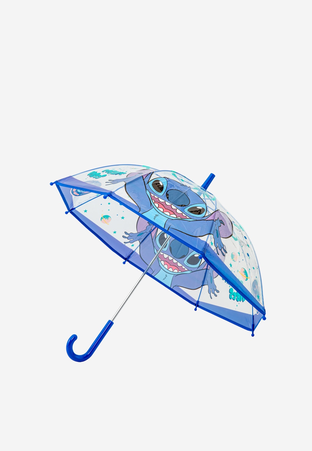 Dlouhý průhledný dětský deštník Stitch BARTEK 85801-16 Widok 2