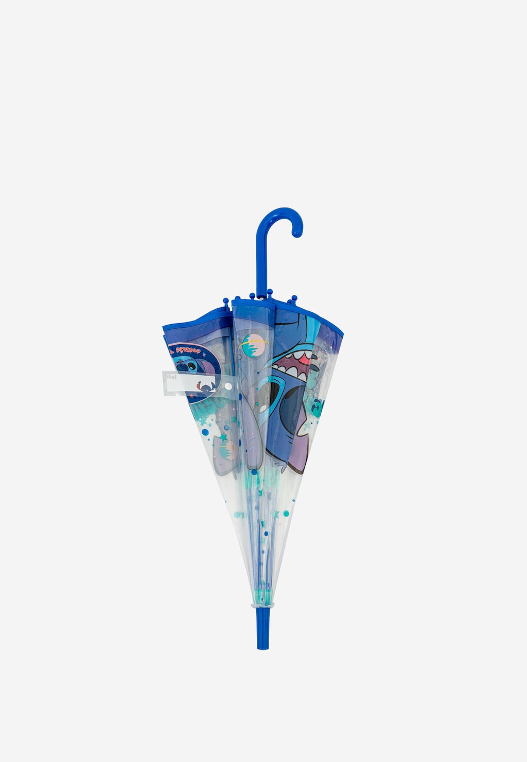 Dlouhý průhledný dětský deštník Stitch BARTEK 85801-16 Widok 4