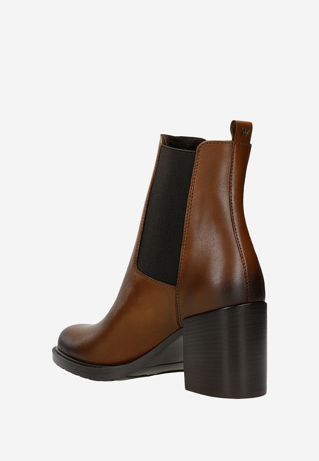 Brązowe sztyblety na stabilnym słupku 55323-52 Widok 3