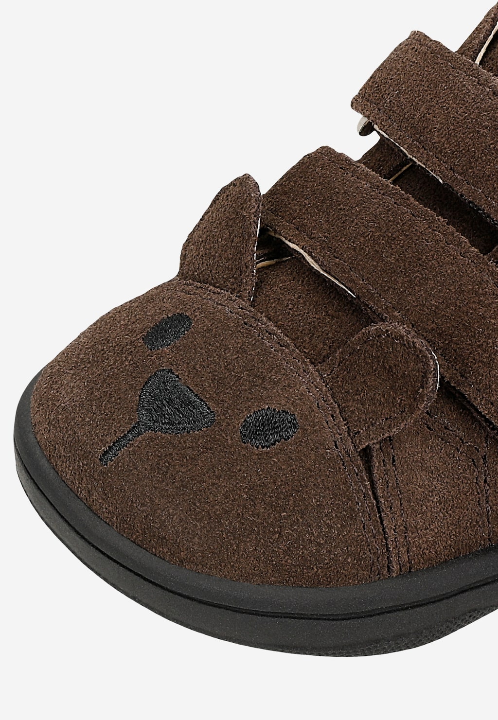 Hnědé dětské barefoot botky s medvídkem na špičce BARTEK 86006-62 Widok 9