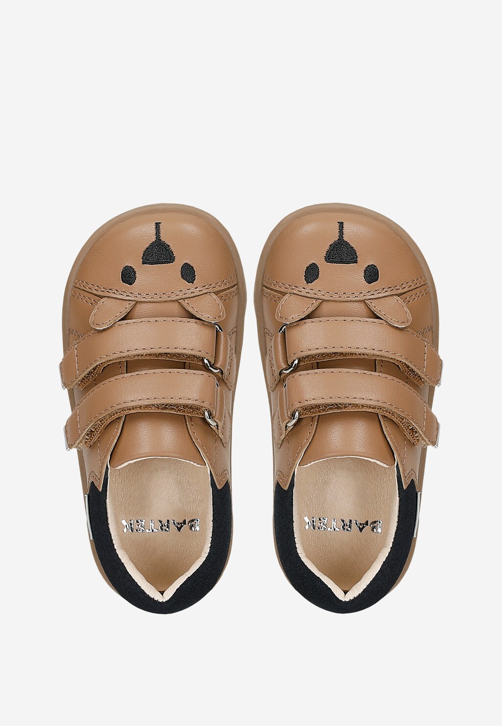 Beżowe barefooty dziecięce z misiem na nosku BARTEK 86006-54 Widok 4
