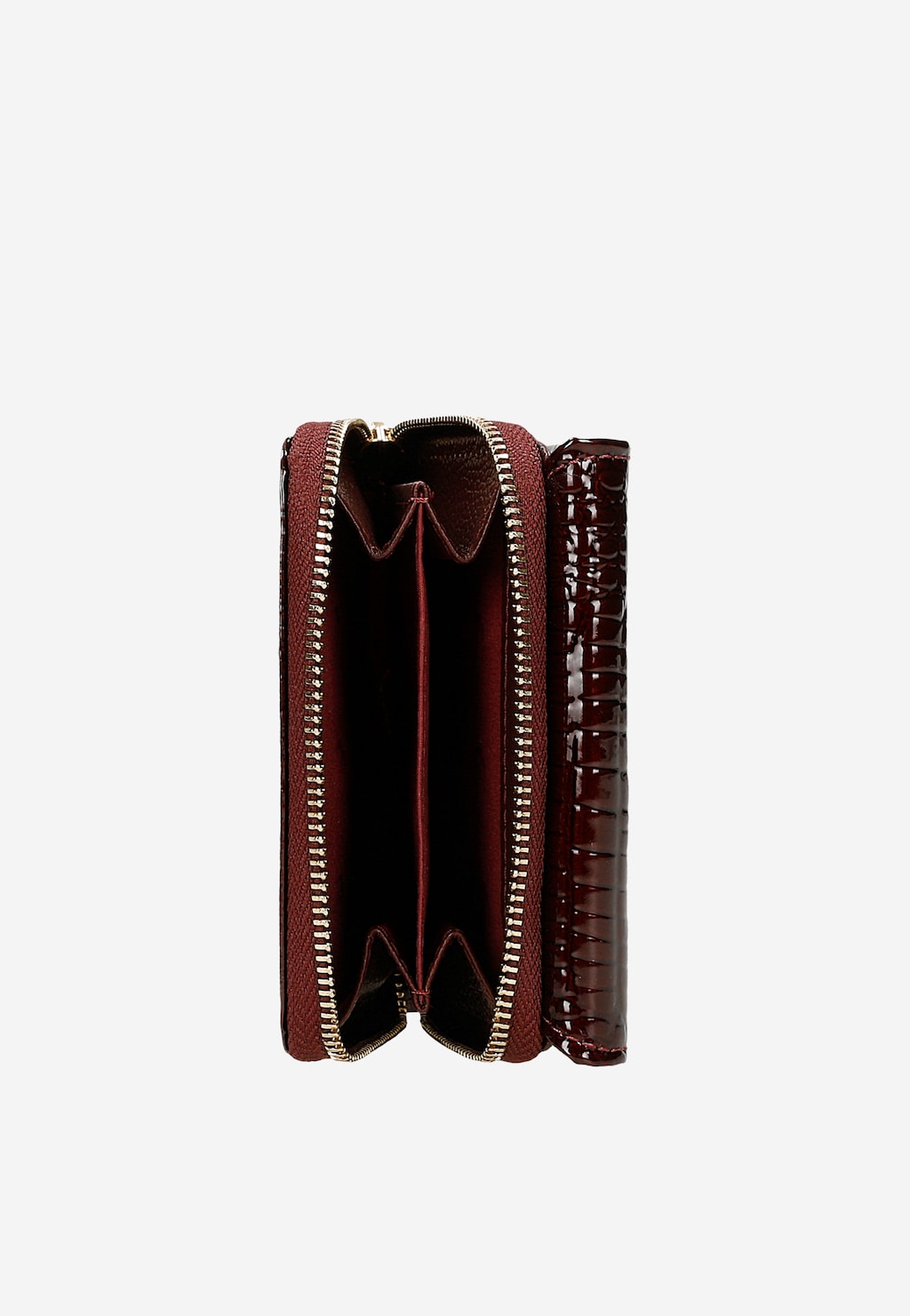 Darčekový set bordová peňaženka a obojstranný bordovo-čierny opasok 95904-55 Widok 5
