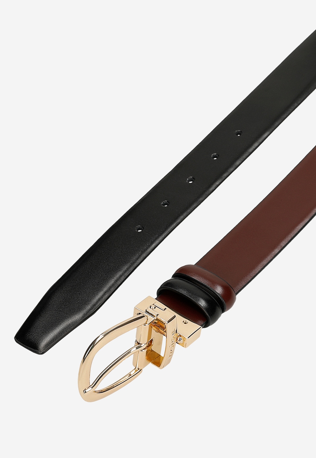 Darčekový set bordová peňaženka a obojstranný bordovo-čierny opasok 95904-55 Widok 7