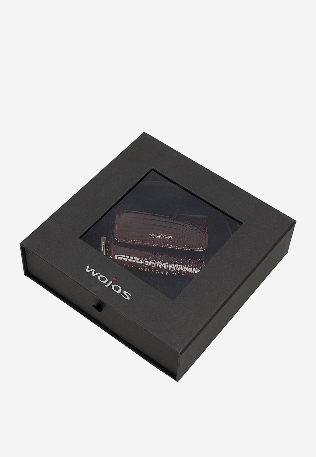 Darčekový set bordová peňaženka a obojstranný bordovo-čierny opasok 95904-55 Widok 9