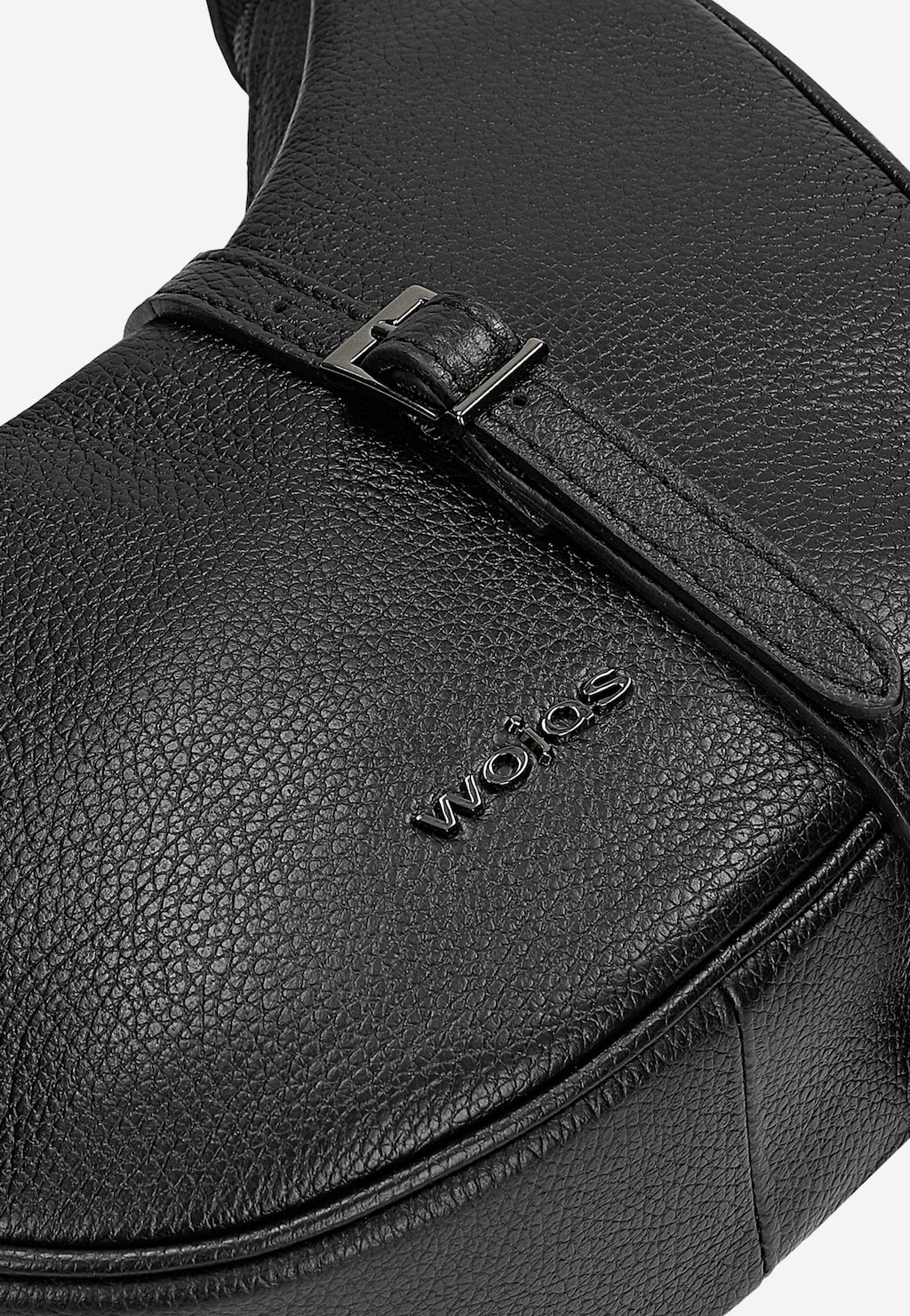 Černá kožená dámská kabelka typu baguette 80393-51 Widok 6