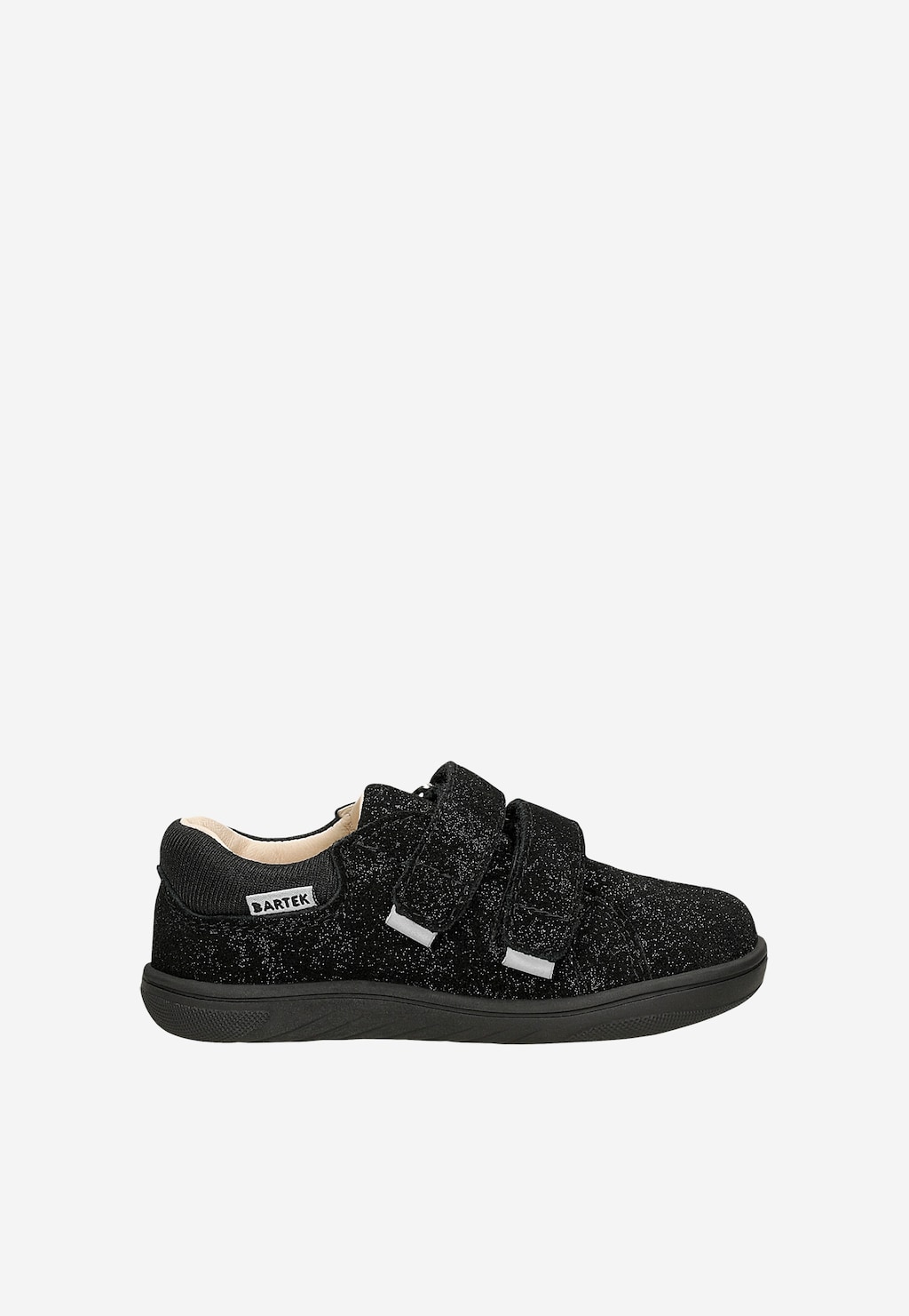 Černé lesklé polobotky barefoot pro dívky BARTEK 86003-60 Widok 1