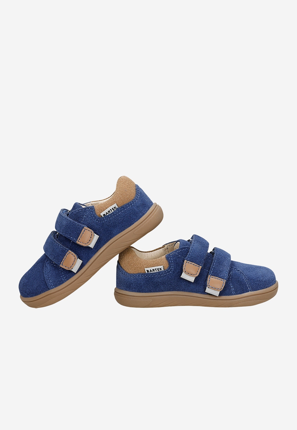 Granatowo-brązowe barefooty z odblaskami BARTEK 86003-66 Widok 6