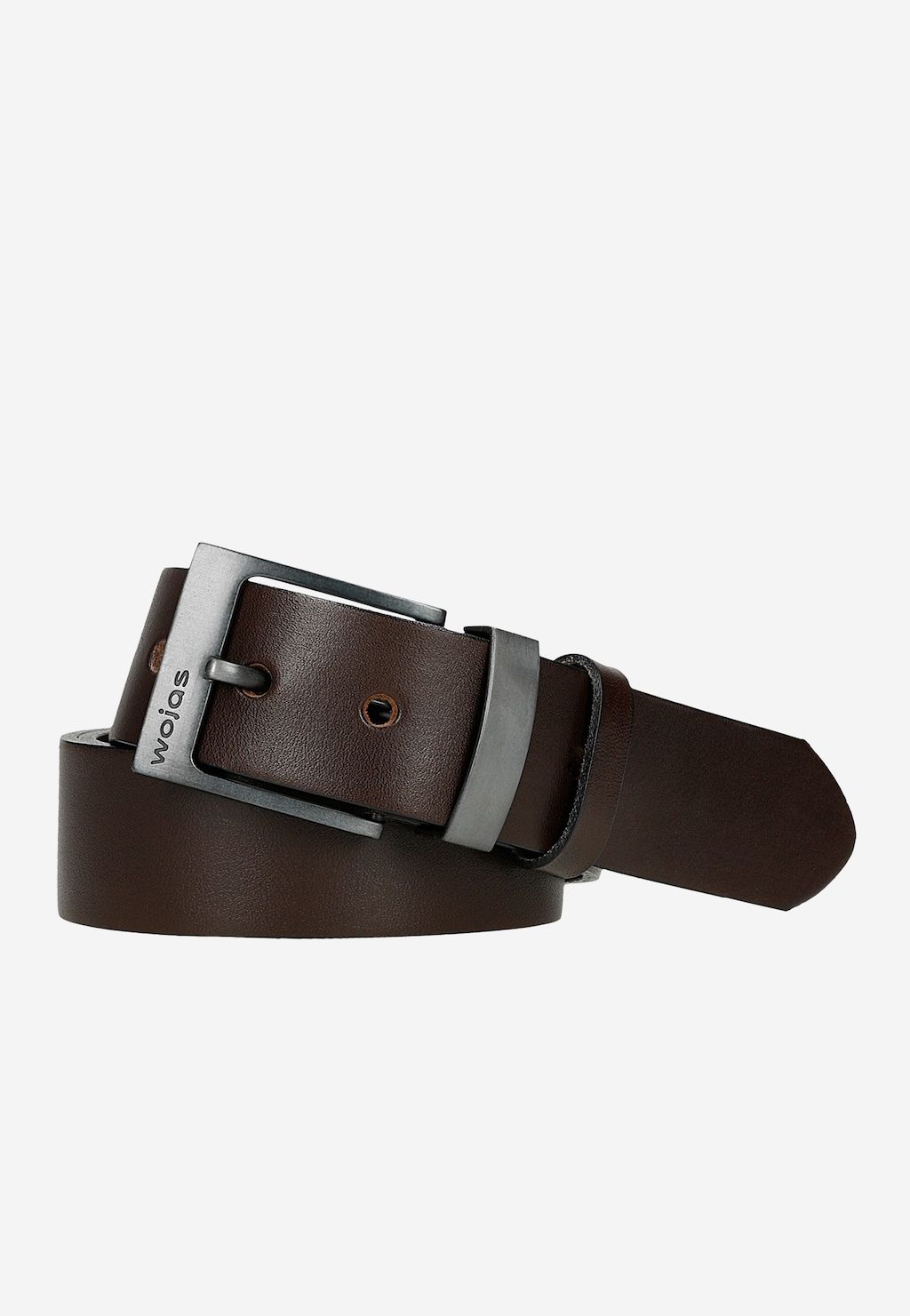 Tmavohnedý kožený pánsky opasok 93140-52 Widok 1